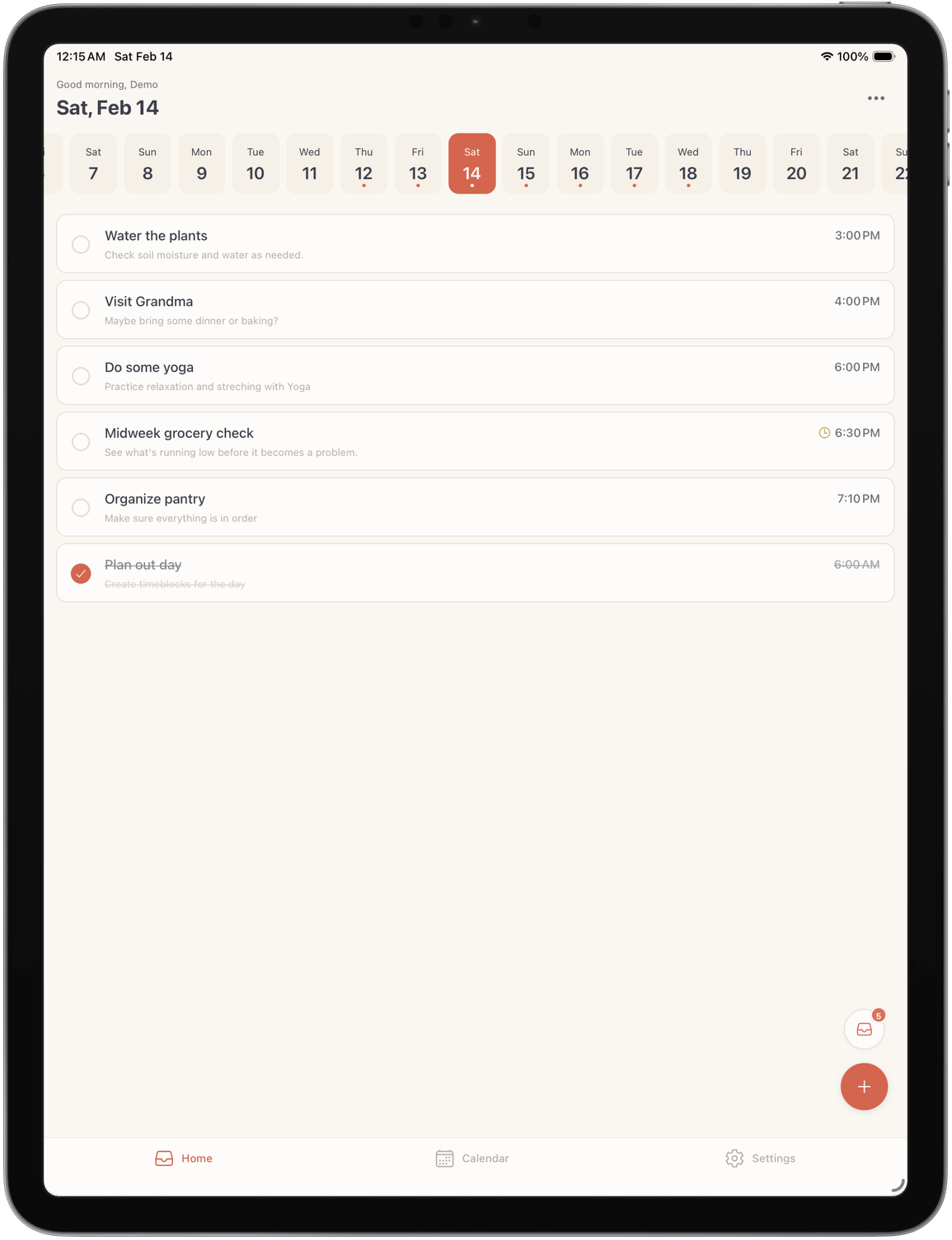 Remio iPad Interface